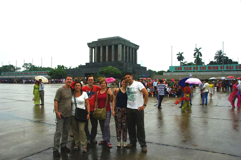 Mausoleo de Ho Chi Minh en Hanoi, Vietnam