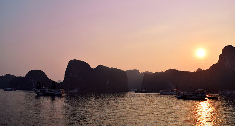 Viajes a Vietnam en Bahia de Halong