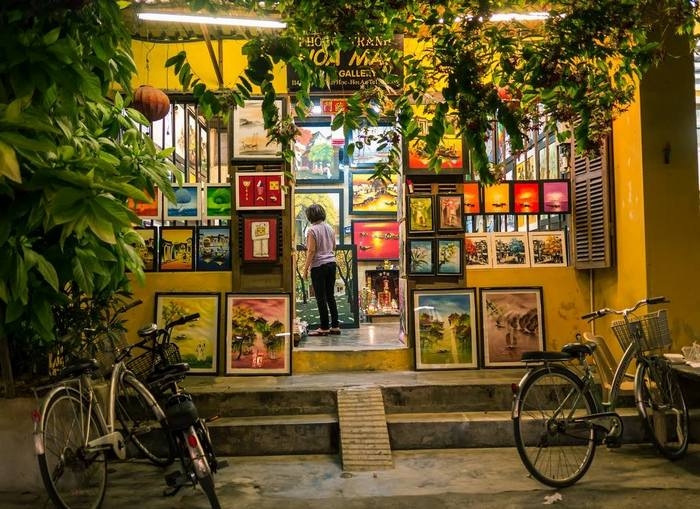 Casas centenarias y galerías de arte