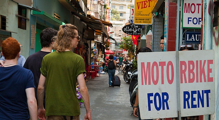 La calle Pham Ngu Lao, viajes vietnam