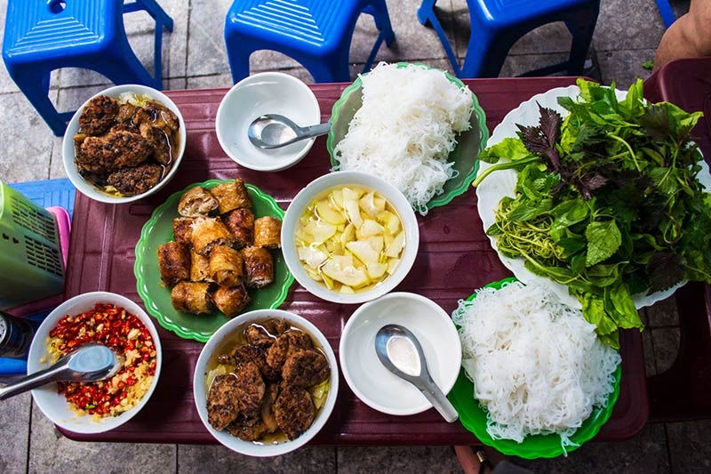 Viajar a Vietnam - Bun Cha Hanoi