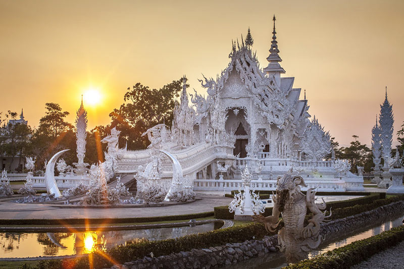 Templo Blanco, Chiang Rai, Tailandia Templo Blanco, Chiang Rai, Tailandia