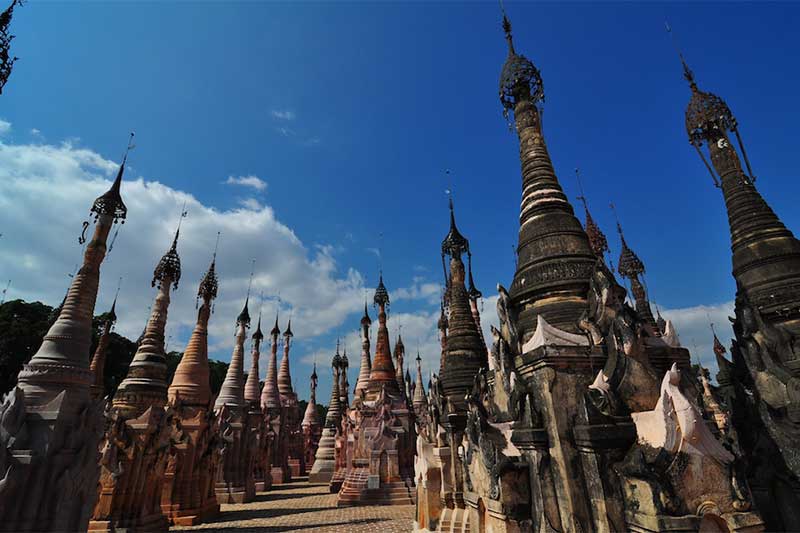 Kakku em Myanmar - Férias em Myanmar