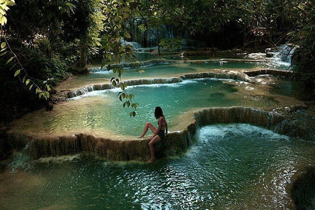 Kuang Si, Viajes Laos