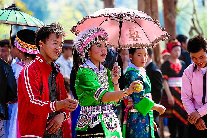 Ano Novo Hmong, Laos