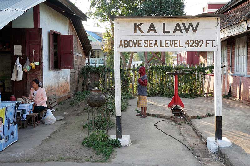 Estação Ferroviária de Kalaw em Myanmar - Viajar Myanmar