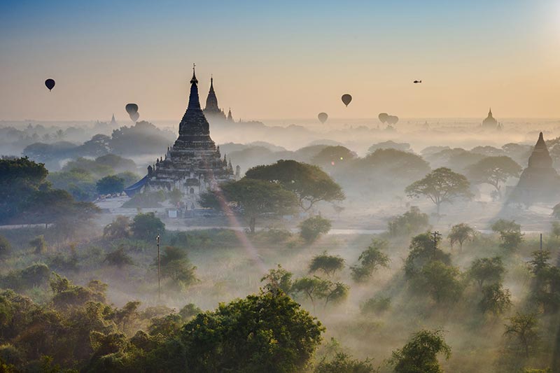 Temples em Bagan - Viagens para Myanmar