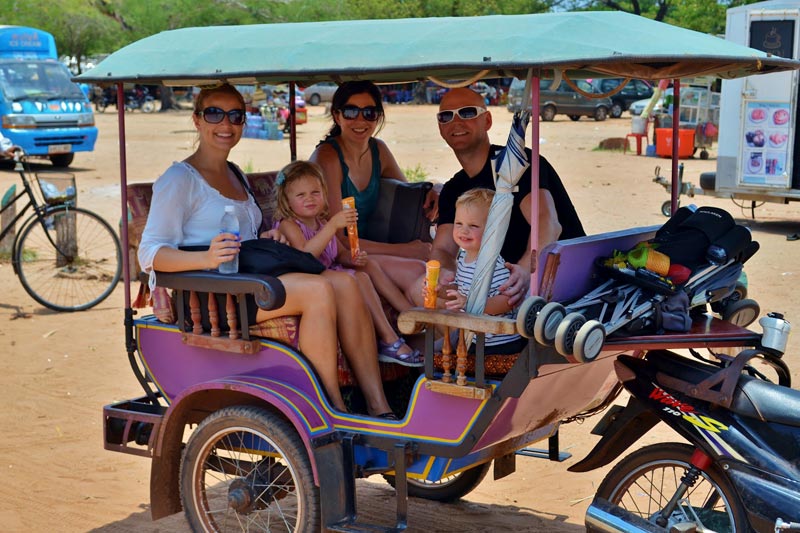Tuk Tuk em Siem Reap - Descobrir Camboja