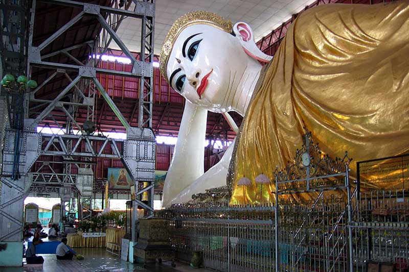 Chaukhtatgyi Paya - Buda Reclinado - Viagens para Myanmar