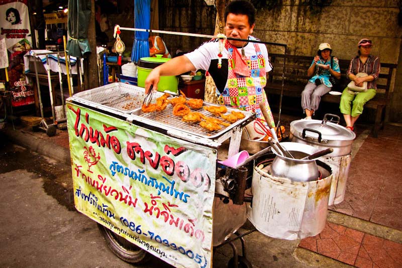 viagem a Tailândia-Comida de rua