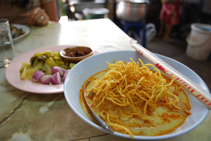 Khao Soi - Chiang Rai - Turismo na Tailândia